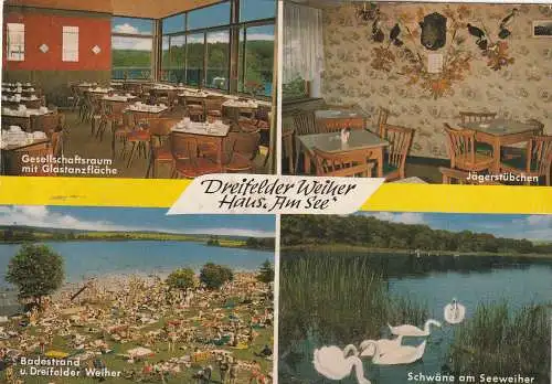 [Ansichtskarte] 5238 HACHENBURG - SCHMIDTHAHN, Dreifelder Weiher, Haus Am See. 