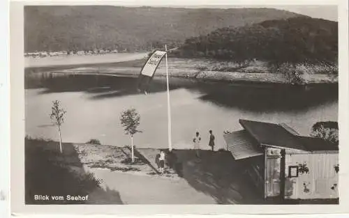 [Ansichtskarte] 5169 HEIMBACH, Blick vom Hotel Seehof über die Schwammenauel Talsperre. 