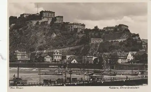 [Ansichtskarte] 5400 KOBLENZ, Blick auf Ehrenbreitstein, Verlag Kratz # 397. 