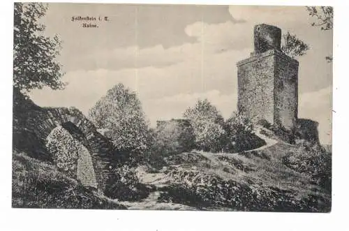 [Ansichtskarte] 6240 KÖNIGSTEIN - FALKENSTEIN, Ruine, 1906. 