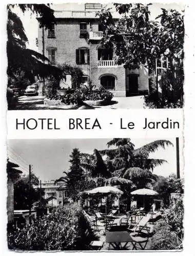 [Ansichtskarte] F 06000 NICE / NIZZA, Hotel Brea, Jardin, 1. Av. Guy de maupassant. 