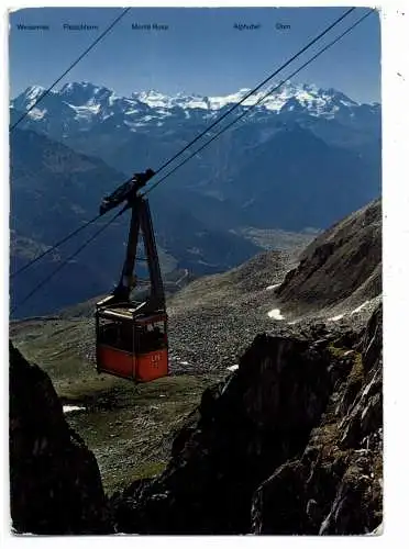 [Ansichtskarte] CH 3984 FIESCH VS, Luftseilbahn Fiesch - Eggishorn. 