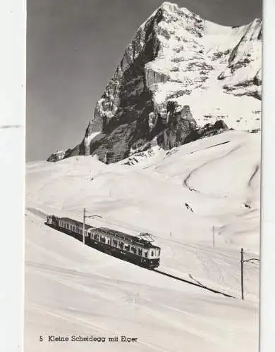 [Ansichtskarte] EISENBAHN / RAILWAY - Wengeralpbahn, Zahnradbahn, Kleine Scheidegg. 