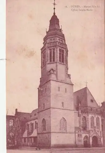 [Ansichtskarte] 5160 DÜREN, Marienkirche. 