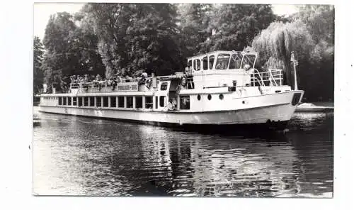 [Ansichtskarte] BINNENSCHIFFE - SPREE, MS "PRENZLAUER BERG", Weisse Flotte Berlin. 