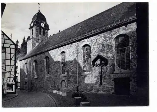 [Ansichtskarte] 5108 MONSCHAU, Aukirche / Hauptpfarrkirche. 