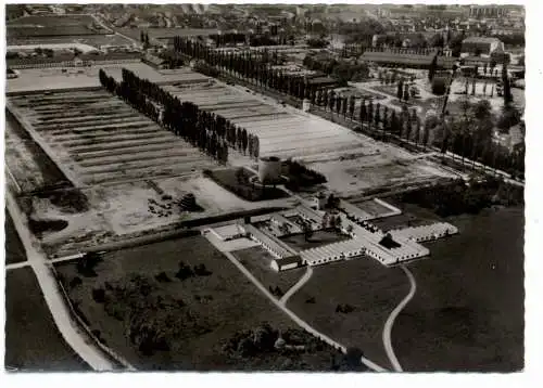 [Ansichtskarte] 8060 DACHAU, KZ - Dachau, Luftaufnahme, 1964. 