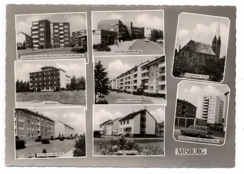 [Ansichtskarte] 3000 HANNOVER - MISBURG, Strasen- und Gebäudeansichten, 196... 