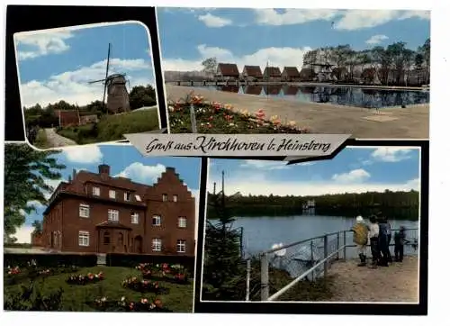 [Ansichtskarte] 5138 HEINSBERG - KIRCHHOVEN, Ortsansichten, Windmühle. 
