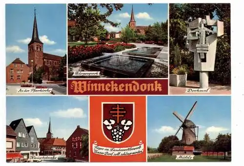 [Ansichtskarte] 4178 KEVELAER - WINNEKENDONK, Ortsansichten, Windmühle. 