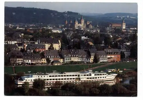 [Ansichtskarte] BINNENSCHIFFE - MOSEL, Köln - Düsseldorfer Kabinenschiff "EUROPA" vor Trier. 