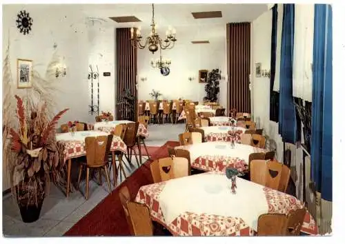 [Ansichtskarte] 5108 MONSCHAU, Hotel / Cafe / Restaurant "Alt Montoje", Innenansicht. 
