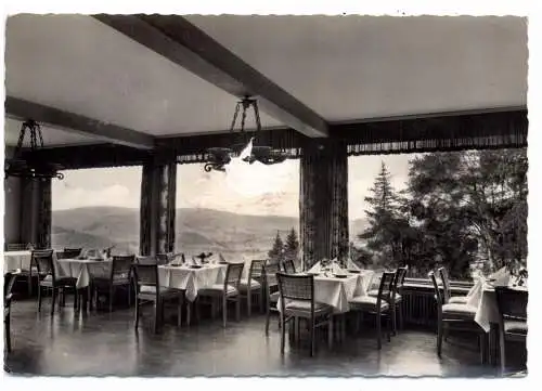 [Ansichtskarte] 5970 PLETTENBERG, Berghaus Tannenecke, Innenansicht, 1959, rücks. kl. Klebereste. 