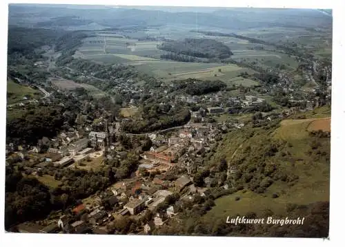 [Ansichtskarte] 5472 NIEDERZISSEN - BURGBROHL, Luftaufnahme. 