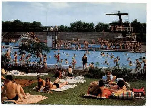 [Ansichtskarte] 4390 GLADBECK, Freibad, 1972. 