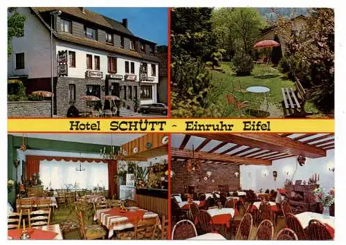 [Ansichtskarte] 5107 SIMMERATH - EINRUHR, Hotel - Cafe Schütt. 