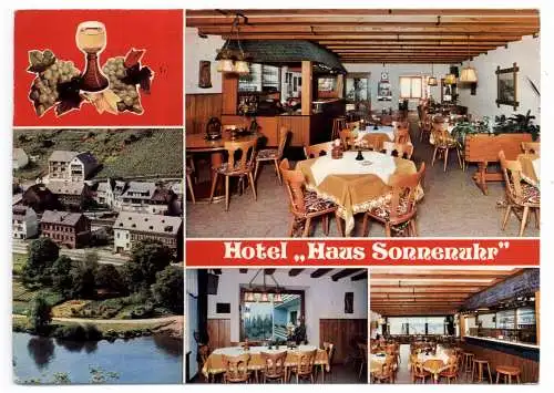 [Ansichtskarte] 5590 COCHEM - POMMERN, Hotel "Haus Sonnenuhr". 