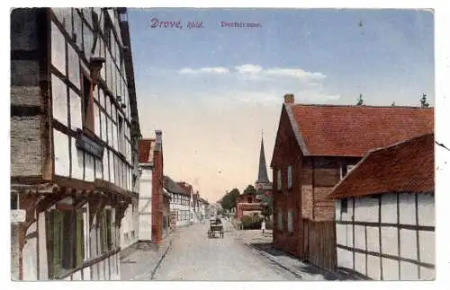 [Ansichtskarte] 5166 KREUZAU - DROVE, Dorfstrasse, 1920, Verlag Peters. 