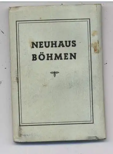 [Ansichtskarte] BÖHMEN & MÄHREN - NEUHAUS - JINDRICHUV HRADEC, Kleinbild - Leporello, 10 Ansichten, Verlag Josef Peschek. 