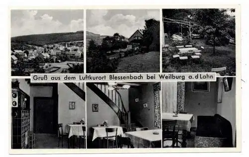 [Ansichtskarte] 6294 WEINBACH - BLESSENBACH, Pension Villa Eickeler / Mais. 