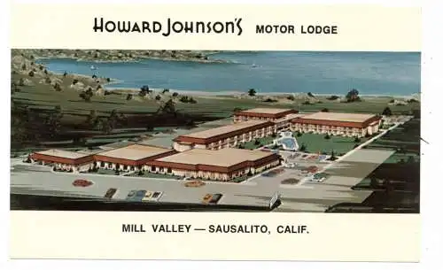 [Ansichtskarte] USA - CALIFORNIA - SAUSALITO, Howard Johnson's Motor Lodge. 