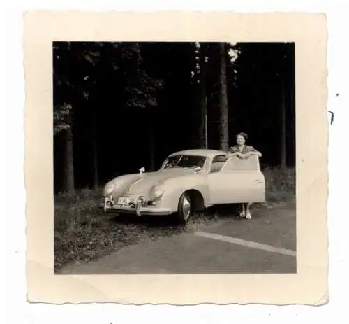 [Ansichtskarte] AUTOMOBIL - PORSCHE 356, Kleinphoto. 