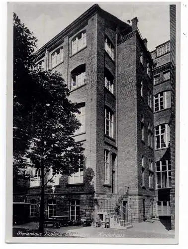 [Ansichtskarte] 5400 KOBLENZ, Marienhaus, Elzerhofstrasse, Kinderhaus, 1953. 