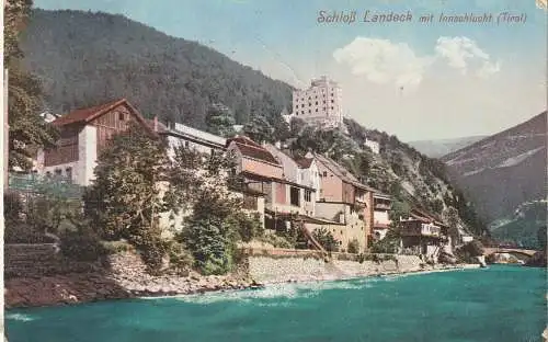 [Ansichtskarte] A 6500 LANDECK, Schloß und Umgebung, 1913. 