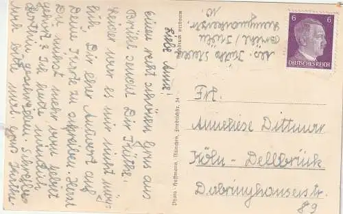 [Ansichtskarte] MILITÄR II. WK, Major Dr. Eberhard Zahn, Ritterkreuzträger mit Eichenlaub, Verlag Heinrich Hoffmann. 
