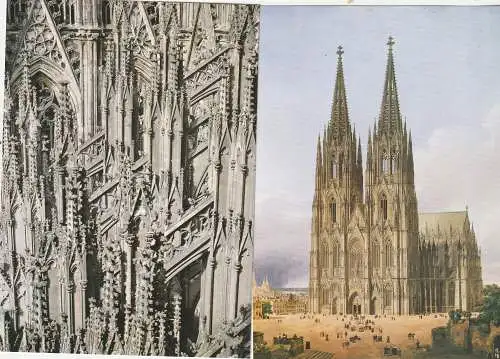 [Ansichtskarte] 5000 KÖLN, KÖLNER DOM, kleine Sammlung von 24 Karten des Beuroner Kunstverlages. 