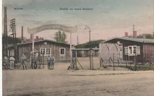 [Ansichtskarte] 5000 KÖLN - PORZ - WAHN, Französische Soldaten am Camp Baratier, 20er Jahre, franz. Besetzung, Verlag Stiefel - Wahn. 