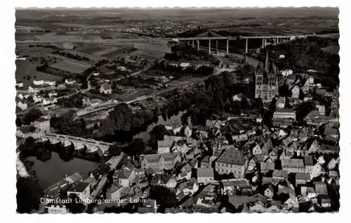 [Ansichtskarte] 6250 LIMBURG, Luftaufnahme 1963. 