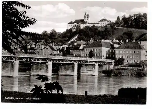 [Ansichtskarte] 8390 PASSAU, Innbrücke, innstadt, Mariahilf. 