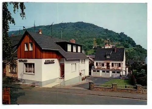 [Ansichtskarte] 5484 BAD BREISIG, Hotel - Garni "Eifelhof", rücks. Klebereste. 