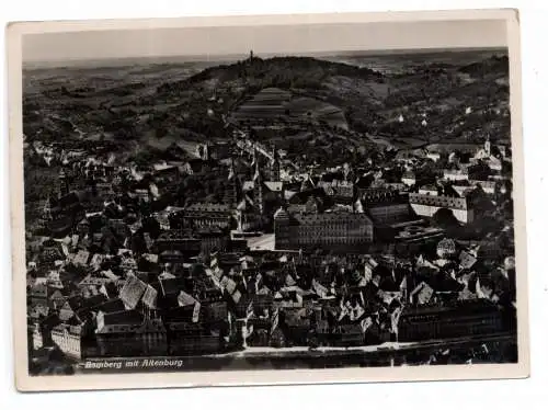 [Ansichtskarte] 8600 BAMBERG, Luftaufnahme, 1952. 