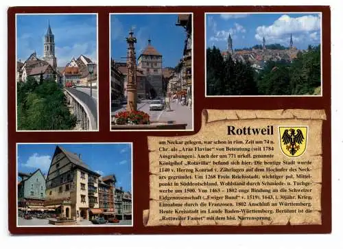 [Ansichtskarte] 7210 ROTTWEIL, Chronik - AK. 