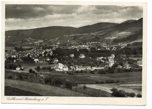 [Ansichtskarte] 6442 ROTENBURG an der Fulda, Blick auf den Ort, Verlag Wiesemüller. 