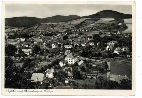 [Ansichtskarte] 6442 ROTENBURG an der Fulda, Blick auf den Ort, Verlag Wiesemüller. 