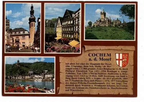 [Ansichtskarte] 5590 COCHEM, Chronik - AK. 