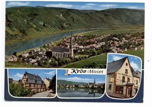 [Ansichtskarte] 5580 TRABEN - TRARBACH - KRÖV, Hotel Reichsschänke / Kröver Nacktarsch. 