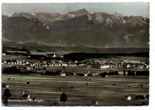 [Ansichtskarte] 8952 MARKTOBERDORF, Blick über den Ort, 196... 