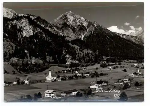 [Ansichtskarte] A 6752 DALAAS - WALD am Arlberg, Blick über den Ort, Verlag Branz. 