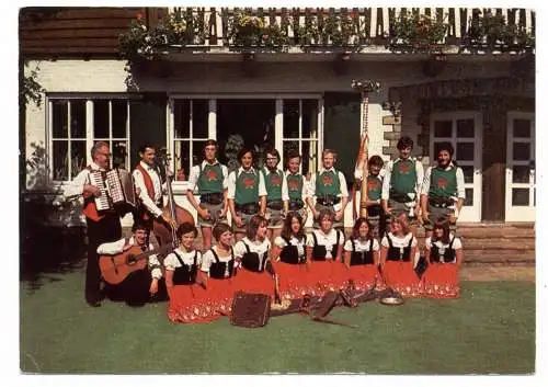 [Ansichtskarte] B 2220 WOMMELGEM, Ortlahner Schuhplattlergruppe. 