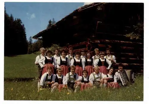 [Ansichtskarte] A 6654 HOLZGAU / Lechtal, Trachtenverein Holzgau. 
