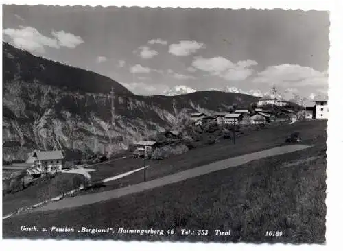 [Ansichtskarte] A 6425 HAIMING - HAIMINGERBERG, Gasthof Bergland. 