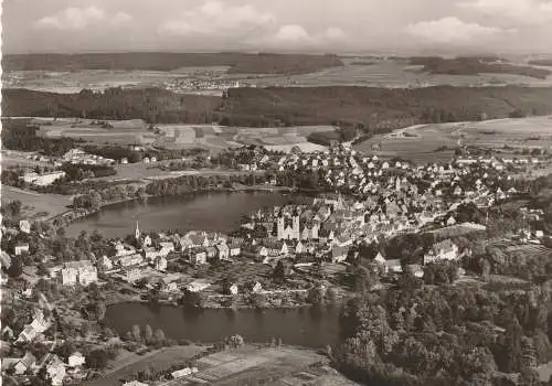 [Ansichtskarte] 7967 BAD WALDSEE, Luftaufnahme 1969. 