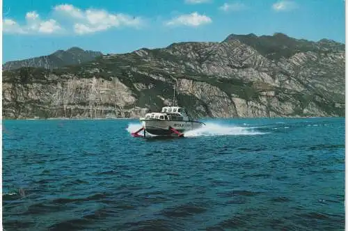 [Ansichtskarte] BINNENSCHIFFE - GARDASEE, Hydrofoil ALISCAFO. 