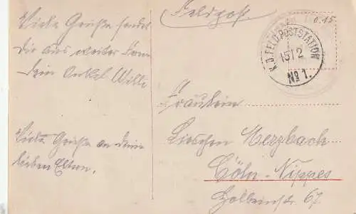 [Ansichtskarte] LUXEMBURG - MONARCHIE, Grossherzogin & Prinzessinnen, deutsche Feldpost No. 1. 