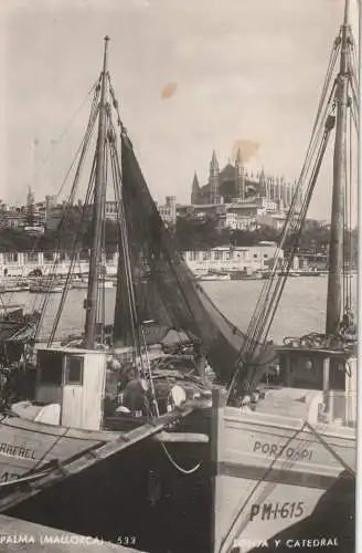 [Ansichtskarte] E 07000 PALMA DE MALLORCA, Lonja Y Catedral. 