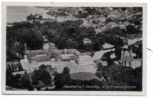 [Ansichtskarte] 0-2080 NEUSTRELITZ, Fliegeraufnahme, Aero-Bild-Verlag. 